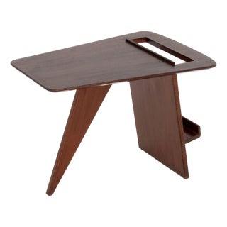 Jens Risom Walnut Magazine Table For Sale