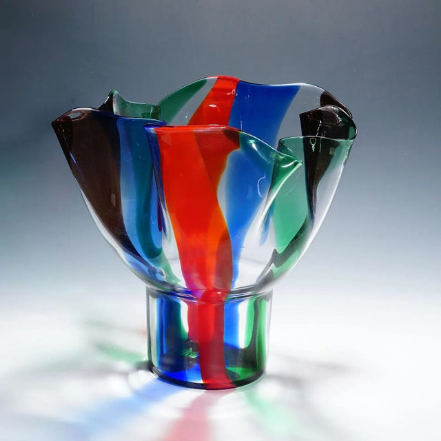 Timo Sarpaneva Large Venini Vase 'Kukinto', Designed by Timo Sarpaneva in 1991 For Sale - Image 4 of 12