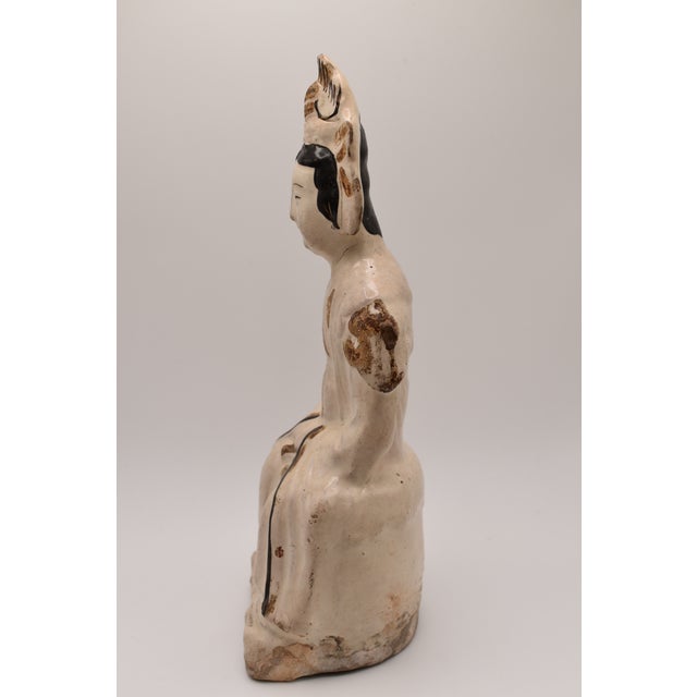 Antique Chinese Stoneware Figure For Sale - Image 9 of 9