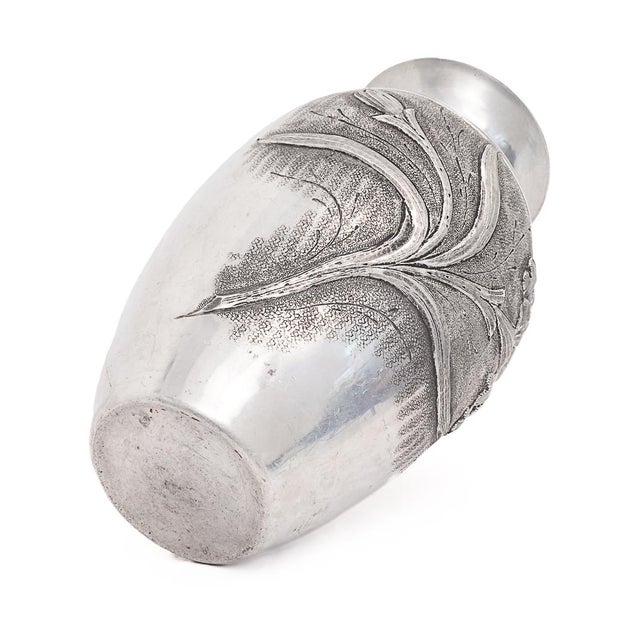 Art Nouveau Pewter Vase, 1890s For Sale - Image 6 of 10