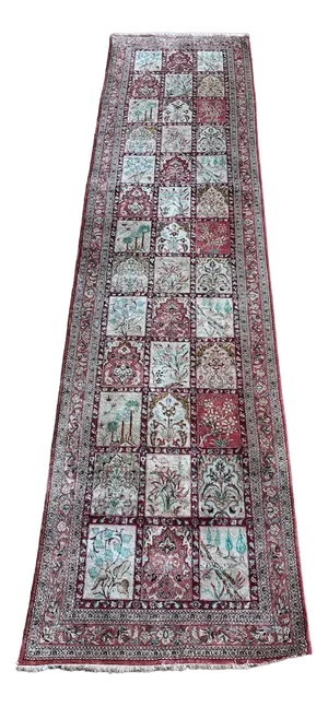 Silk Corridor Rug, 1980s