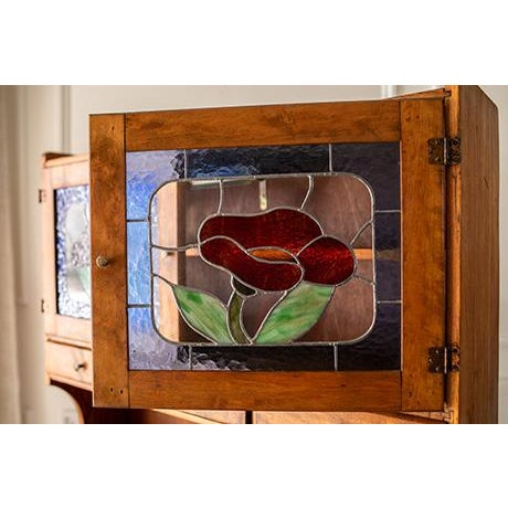 Late 18th Century Antique Possum Belly Hoosier Bakers Cabinet For Sale - Image 9 of 18