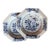 Antique 18th Century Blue & White Delft Chinoiserie Octagonal Soup Plates in the Chinese Export Style Circa 1750 - A Pair For Sale