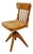 Bauhaus Swivel Office Chair in Wood by Puffdreh Kontorchair, 1930s For Sale