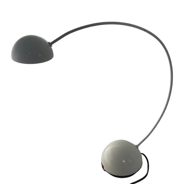 Postmodern Vintage German Space Age Arc Shaped Desk Lamp For Sale - Image 5 of 7