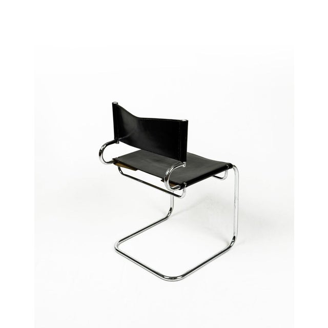 Mid-Century Modern Terrj Leather Chair by Luigi Saccardo for Arrmet, Italy, 1970s For Sale - Image 3 of 12