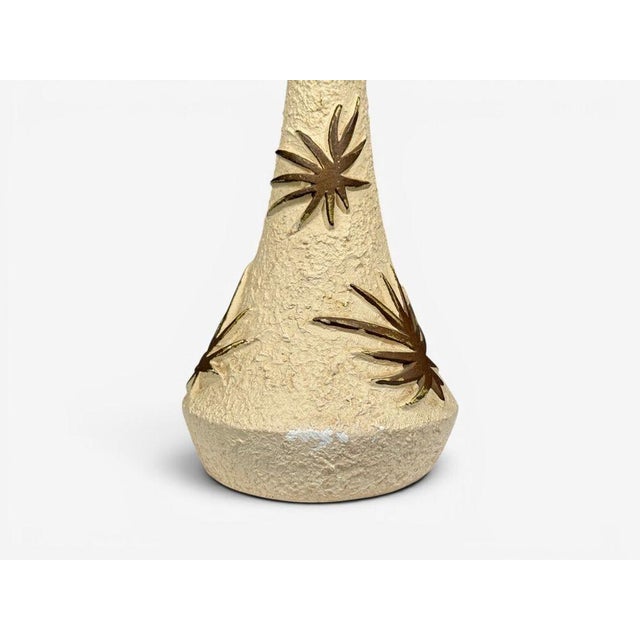 1950s American Modern, Atomic Age Table Lamps, Chalkware, Fiberglass - a Pair For Sale - Image 9 of 14