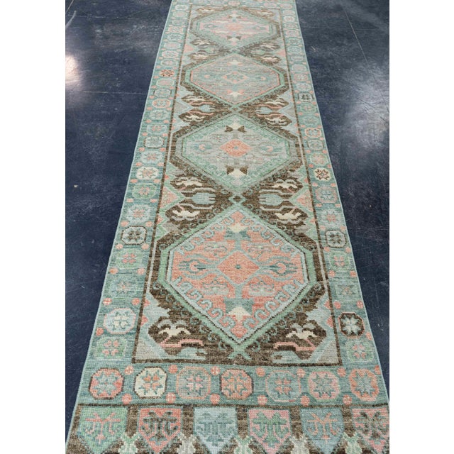 Turkish Oushak Rug 2'9" x 10'6" #20015 Explore a curated collection of hallway runners, wool rugs, and handmade...