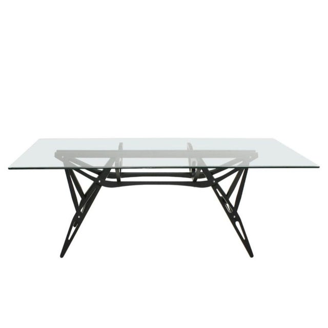 Metal Dining Table in Light Wood by Carlo Mollino for Zanotta, 1990s For Sale - Image 7 of 16