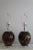 Burled Mahogany Mezza Murano Lamps - a Pair For Sale - Image 11 of 11