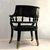 Ebonized Desk Chair attributed to Portier & Stymus, 1890 For Sale - Image 12 of 16