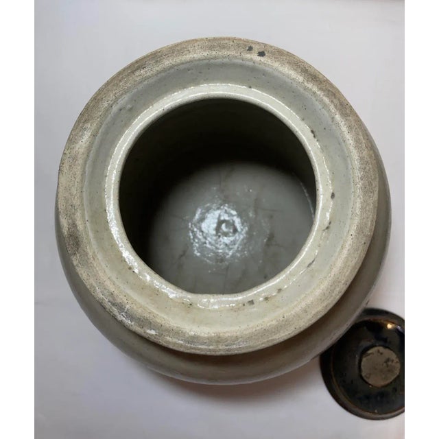 Late 19th Century Antique Bloch & Guggenheimer New York Large Stoneware Pickle Crock With Lid For Sale - Image 5 of 12