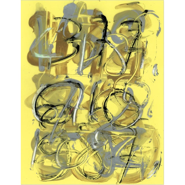 Contemporary Giorgio Piccaia, Fibonacci Yellow Relic, Acrylic Glass, Set of 6 For Sale - Image 3 of 3