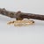 Gold Stackable Natural Diamond Open Band in 14k Yellow Gold For Sale - Image 8 of 11