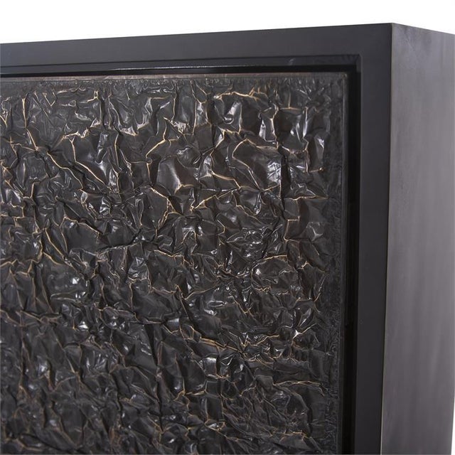 Black Kenneth Ludwig Chicago Glenn Tall Bar Cabinet For Sale - Image 8 of 9