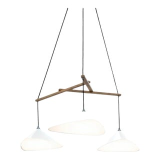 Daniel Becker 'Emily 3' Chandelier in Matte White For Sale