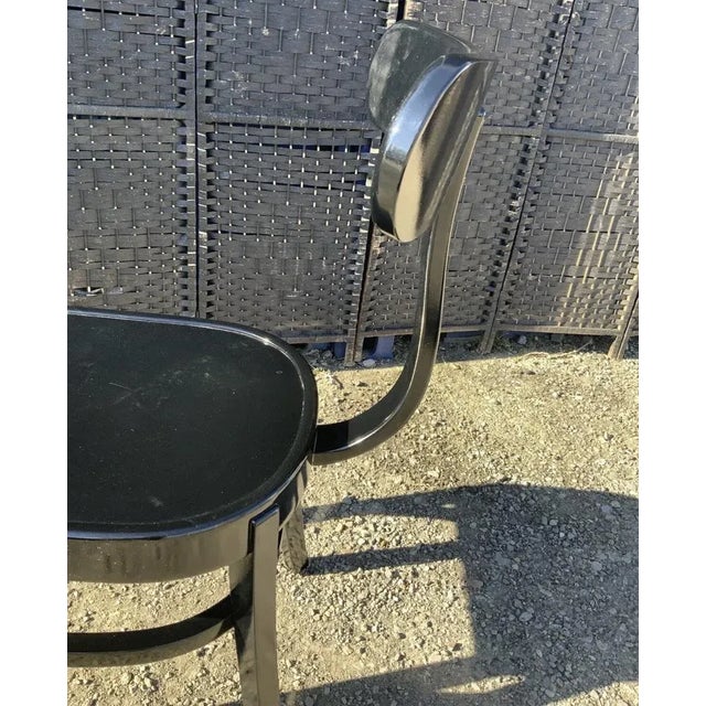 Wood Art Deco No. 401 Side Chair by Lajos Kozma for Szék és Faárugyár Rt, 1930s For Sale - Image 7 of 13