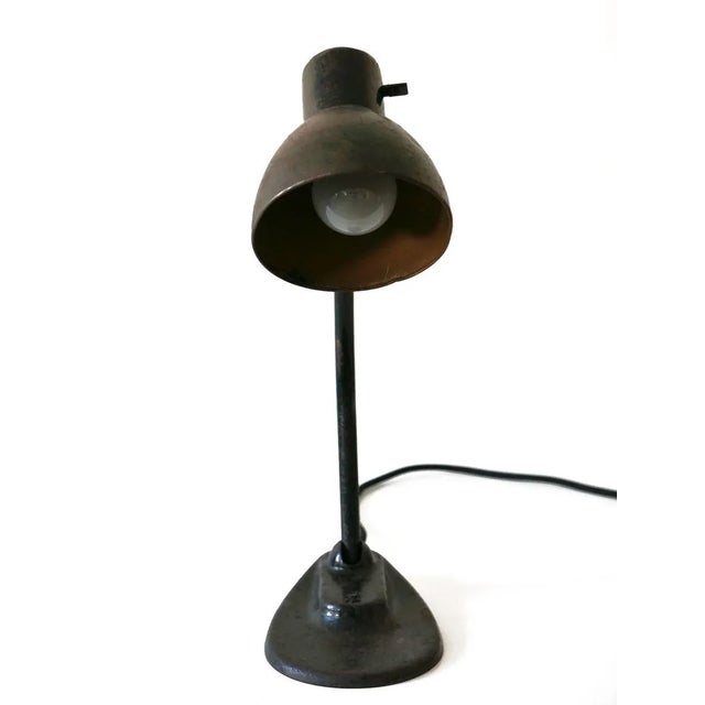 Metal Bauhaus 967 Table Lamp by Marianne Brandt and Hin Bredendieck for Kandem Leuchten, 1930s For Sale - Image 7 of 18