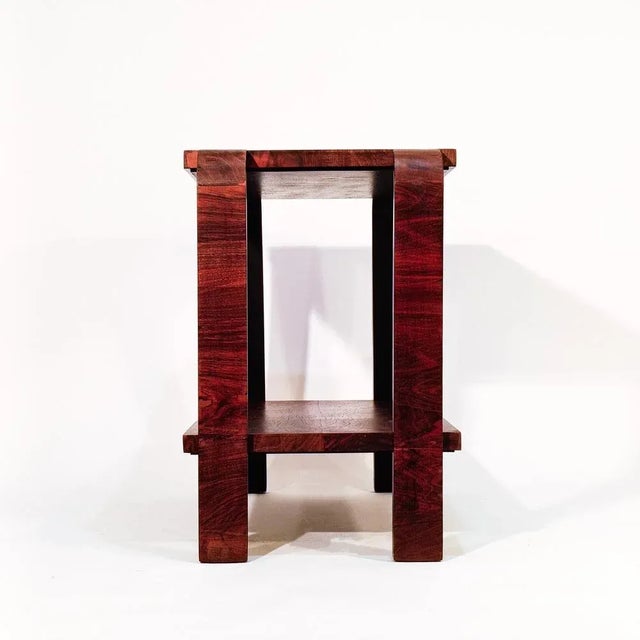 Wood Art Deco Italian Sculptural Side Table in the style of Osvaldo Borsani, 1930s For Sale - Image 7 of 14