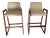 Mid Century Modern Teak Danish Bar Stools - a Pair For Sale