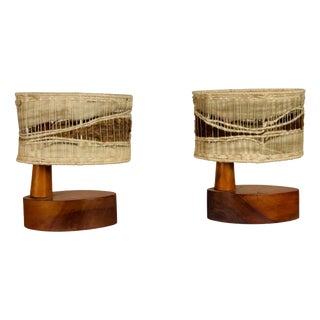 Vintage Table Lamps from Maison Regain, 1960s, Set of 2 For Sale