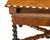 19th-Century Dutch Baroque Revival Marquetry Table W/ Ebonized Barley-Twist Legs For Sale - Image 9 of 12