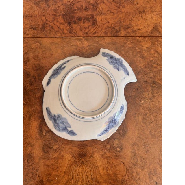 Antique Japanese Imari Fish Plate, 1890 For Sale - Image 6 of 7