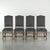 Late 19th Century Os De Mouton Dining Chairs with Fabric Seats, Set of 41 For Sale - Image 14 of 14