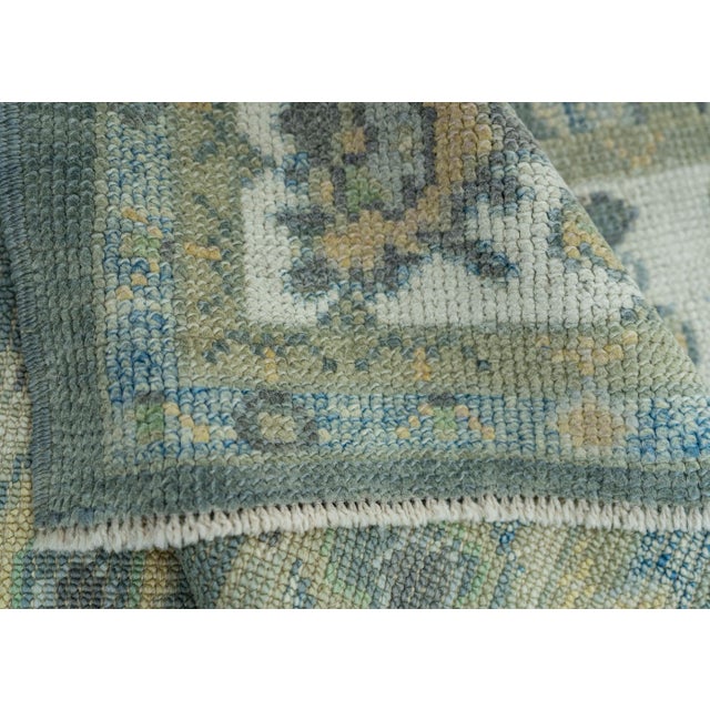 Turkish Oushak Rug 2'11"x 7'11" #19164 For Sale In Houston - Image 6 of 8