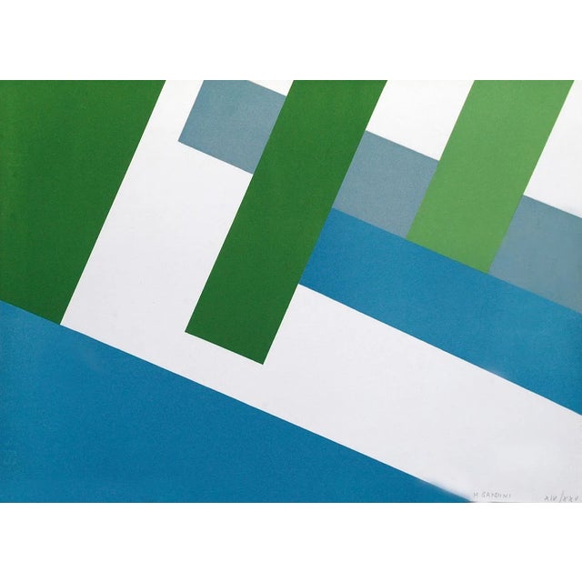 Figures - Original Lithograph by M. Gandini - 1970 ca. 1970 ca. For Sale