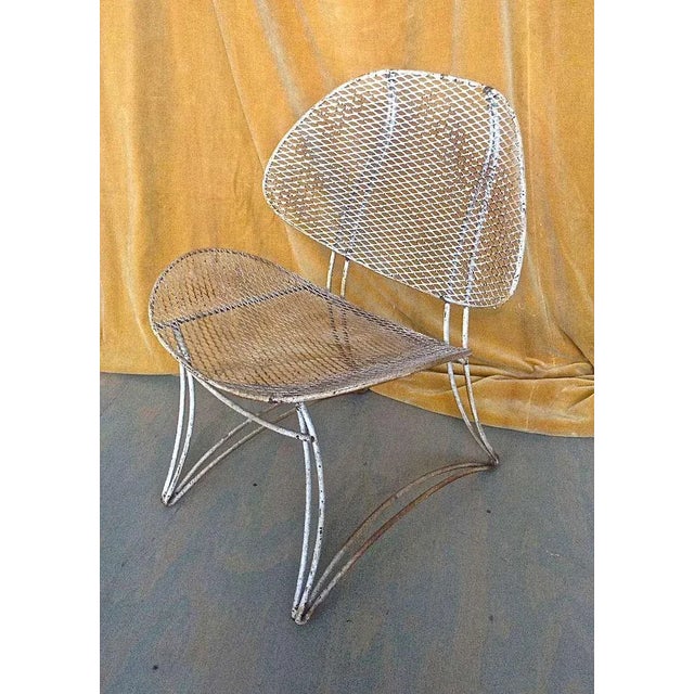 Metal 1960s Vintage Iron Garden Chair For Sale - Image 7 of 9