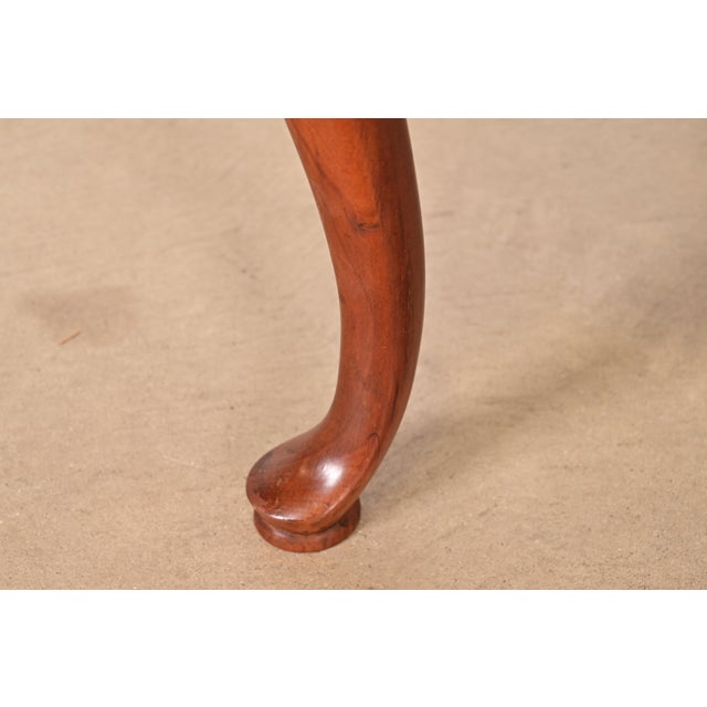 Thomasville Georgian Carved Mahogany Side Chairs or Dining Chairs, Pair For Sale - Image 9 of 14