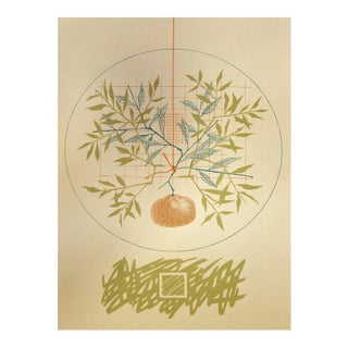 Leo Guida - Future Garden - Original Screen Print - 1976 For Sale
