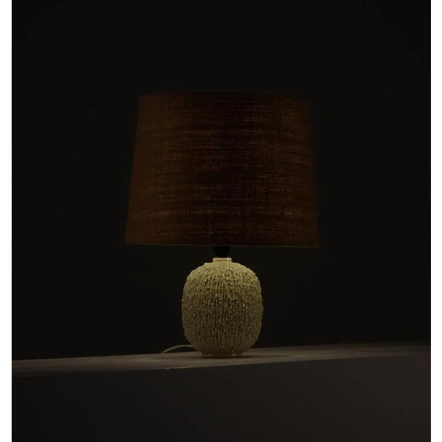 Chamotte Table Lamp by Gunnar Nylund, 1950s For Sale - Image 3 of 9