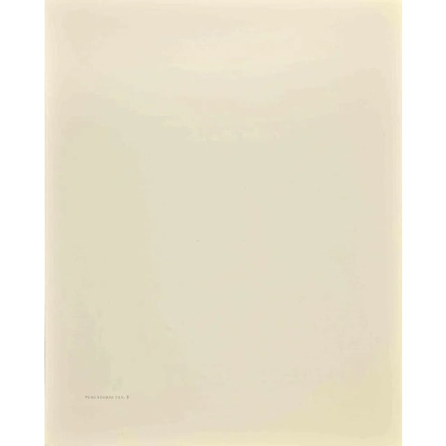 The Guardians - from the Series "The Divine Comedy" - Song 8 - Purgatory is a woodcut print realized in 1963 for a series...