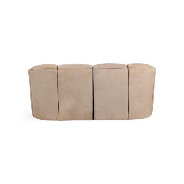 Piccolino Two-Seater Suede Sofa from Walter Knoll For Sale - Image 5 of 12