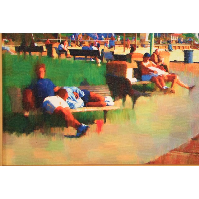 Laguna Beach Boardwalk Painting For Sale - Image 4 of 10