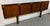Mid-century modern king size headboard designed by Helen Hobey for Baker Furniture, featuring distinctive repeating square...