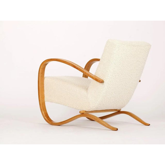 Art Deco Model H 269 Lounge Chair by Jindřich Halabala for UP Závody, 1930s For Sale - Image 9 of 12