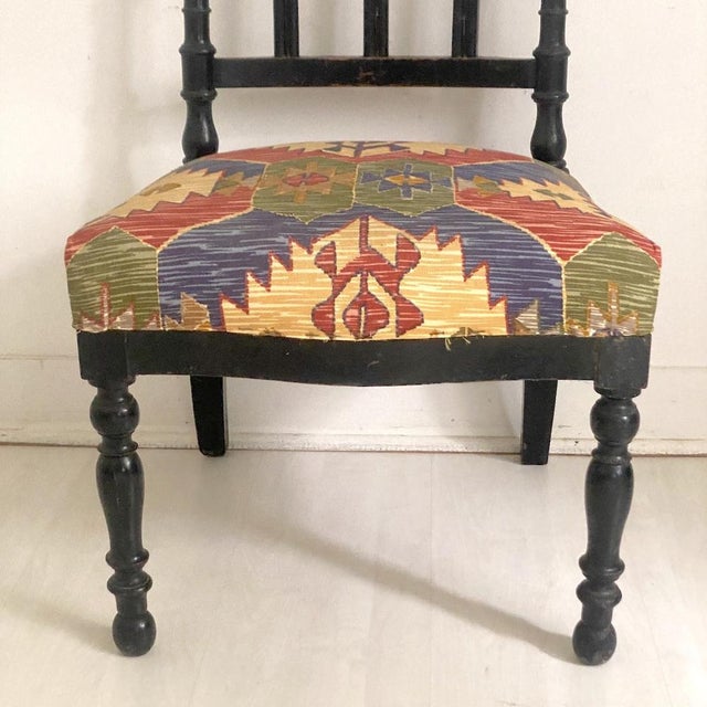 Napoleon III Side Chair in Beech For Sale - Image 5 of 8