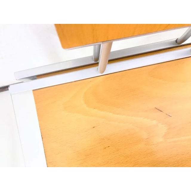 4 chairs from the 1980s and 1990s, designed by Karl Friedrich Förster for KFF. Beechwood, metal. Good used condition. Some...