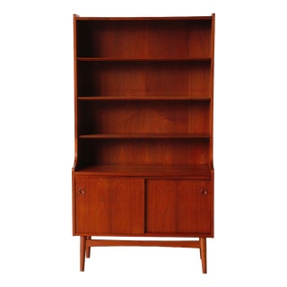 Vintage Scandinavian Teak Bookshelf, 1960s For Sale