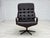 Wood Scandinavian Swivel Armchair in Patchwork Leather, 1970s For Sale - Image 7 of 18