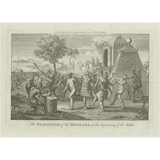 Portlock, Mexican Festivities in the Age of Discovery, 1794, Engraving For Sale
