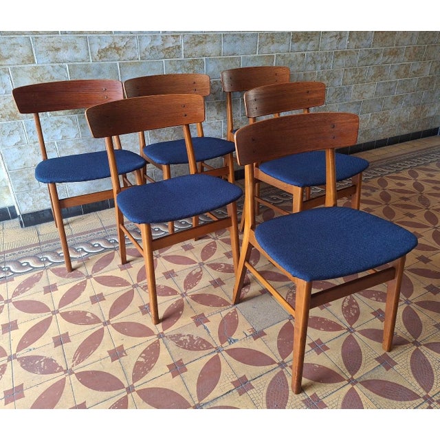 Mid-Century Danish Teak Dining Chairs from Farstrup, 1960s, Set of 6 For Sale - Image 4 of 17