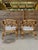 Mid-Century Rattan Barrel Lounge Chairs With New Sunbrella Cushions-Pair For Sale - Image 4 of 12