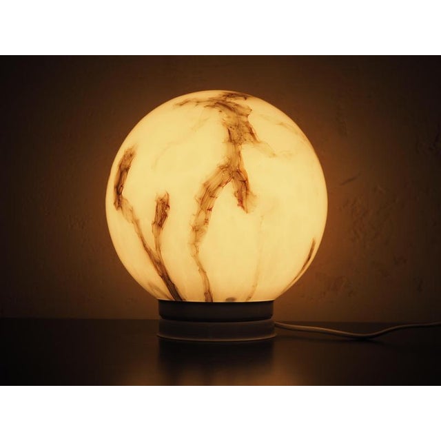 Mid-Century Sphere Table Lamp, 1970s For Sale - Image 10 of 11