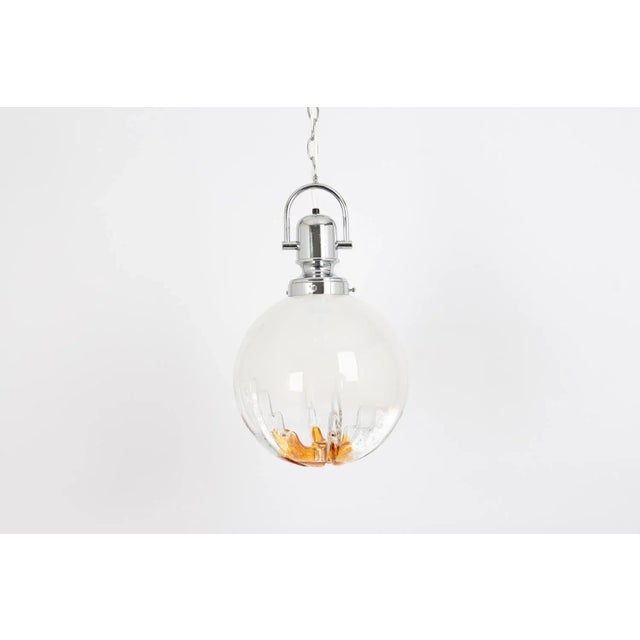 Sputnik Murano Ball Pendant Light from Veart, Italy, 1970s For Sale - Image 9 of 10
