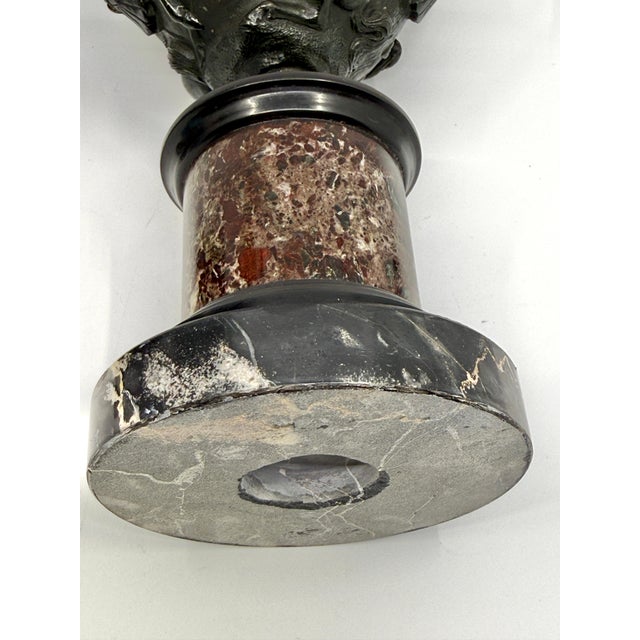 Mated Pair 19th Century NeoClassical Bronze Tazzas after the Pompeiian Antiques For Sale - Image 4 of 18