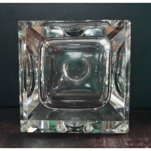 Glass Victorian Dumpy Glass Inkwell, 1920s For Sale - Image 7 of 9